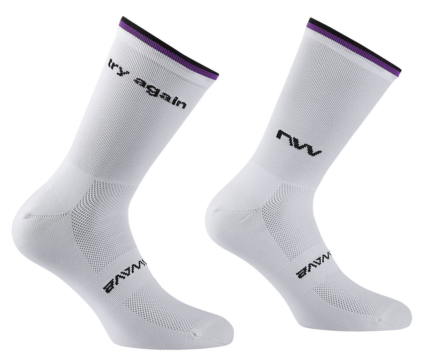 Northwave Northwave - sosete ciclism - TRY Again Sock - White