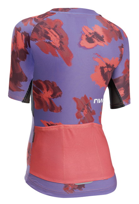 Northwave - tricou ciclism maneca scurta - Force EVO Woman Jersey Short Sleeve - Dark Purple | Radiant Red
