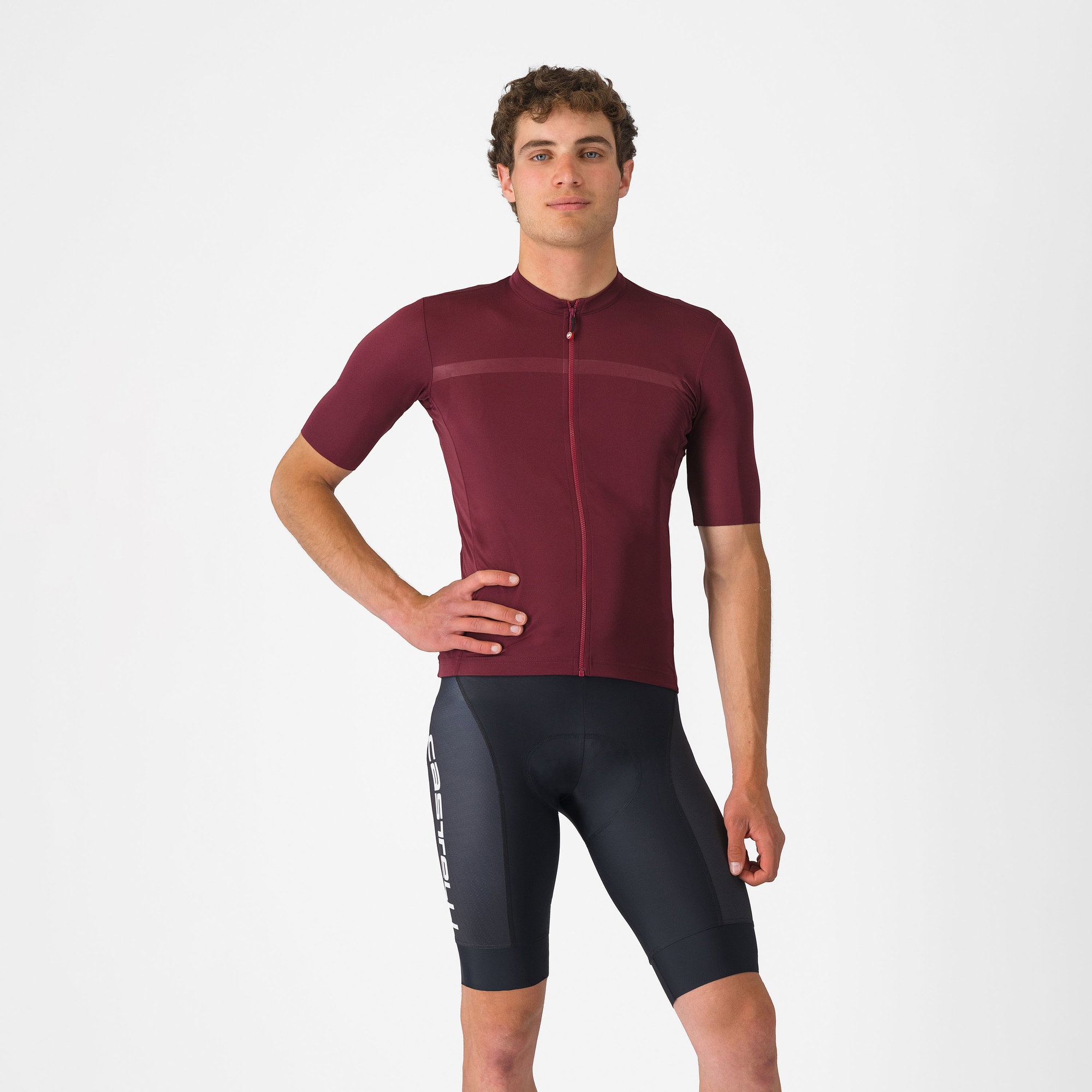 Castelli Castelli - pantaloni ciclism scurti cu bretele - Competizione 2 Kit Bibshort - 15-35 gr C - negru