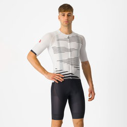 Castelli - pantaloni ciclism scurti cu bretele - Superleggera Bibshort - 20-40 gr C - negru
