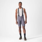 Castelli - pantaloni ciclism scurti cu bretele - Unlimited Cargo Bibshort - 15-35 gr C - gri inchis Smokey