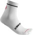 Castelli - sosete ciclism - Entrata 9 Sock - alb