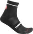 Castelli - sosete ciclism - Entrata 9 Sock - alb