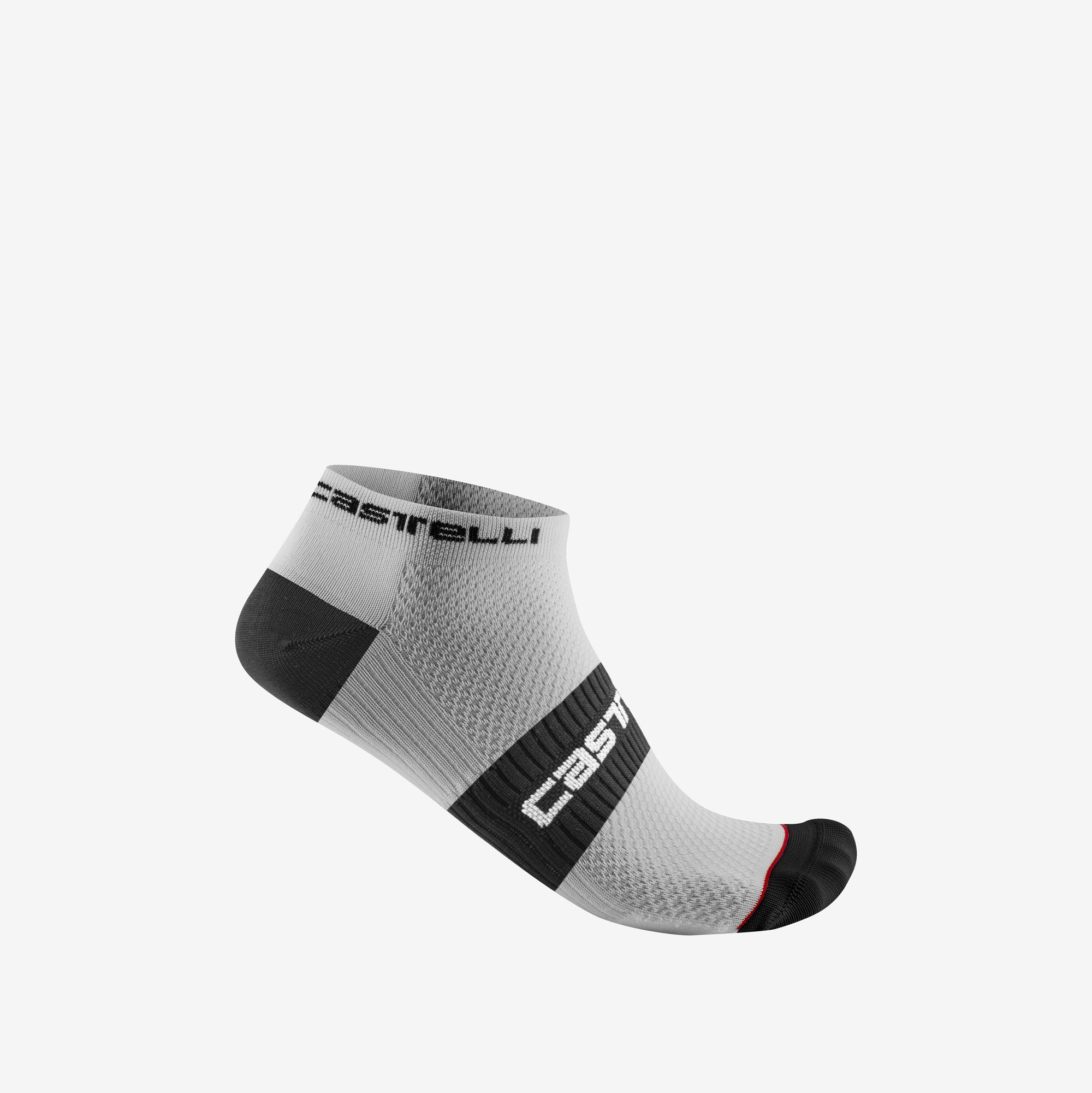 Castelli Castelli - sosete ciclism - Lowboy 2 Sock - alb | negru