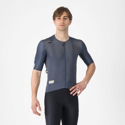 Castelli - tricou ciclism maneca scurta race fit - Unlimited Pro Jersey - 18-35 gr C - albastru | portocaliu
