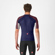 Castelli - tricou ciclism maneca scurta regular fit - Entrata 6 Jersey - albastru | bordo