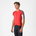 Castelli - tricou ciclism maneca scurta regular fit - Entrata 6 Jersey - rosu | gri