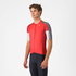 Castelli - tricou ciclism maneca scurta regular fit - Entrata 6 Jersey - albastru | argintiu