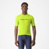 Castelli - tricou ciclism maneca scurta regular fit - Prologo Lite Jersey - 16-38 gr C - verde lime | verde inchis