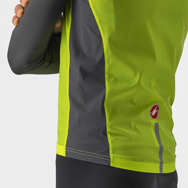 Castelli - vesta ciclism - Squadra Stretch Vest - lime | gri inchis