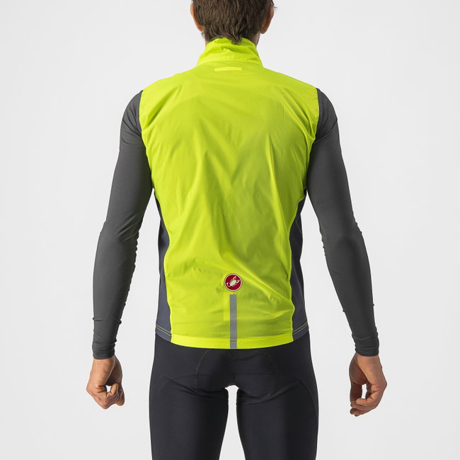 Castelli - vesta ciclism - Squadra Stretch Vest - lime | gri inchis