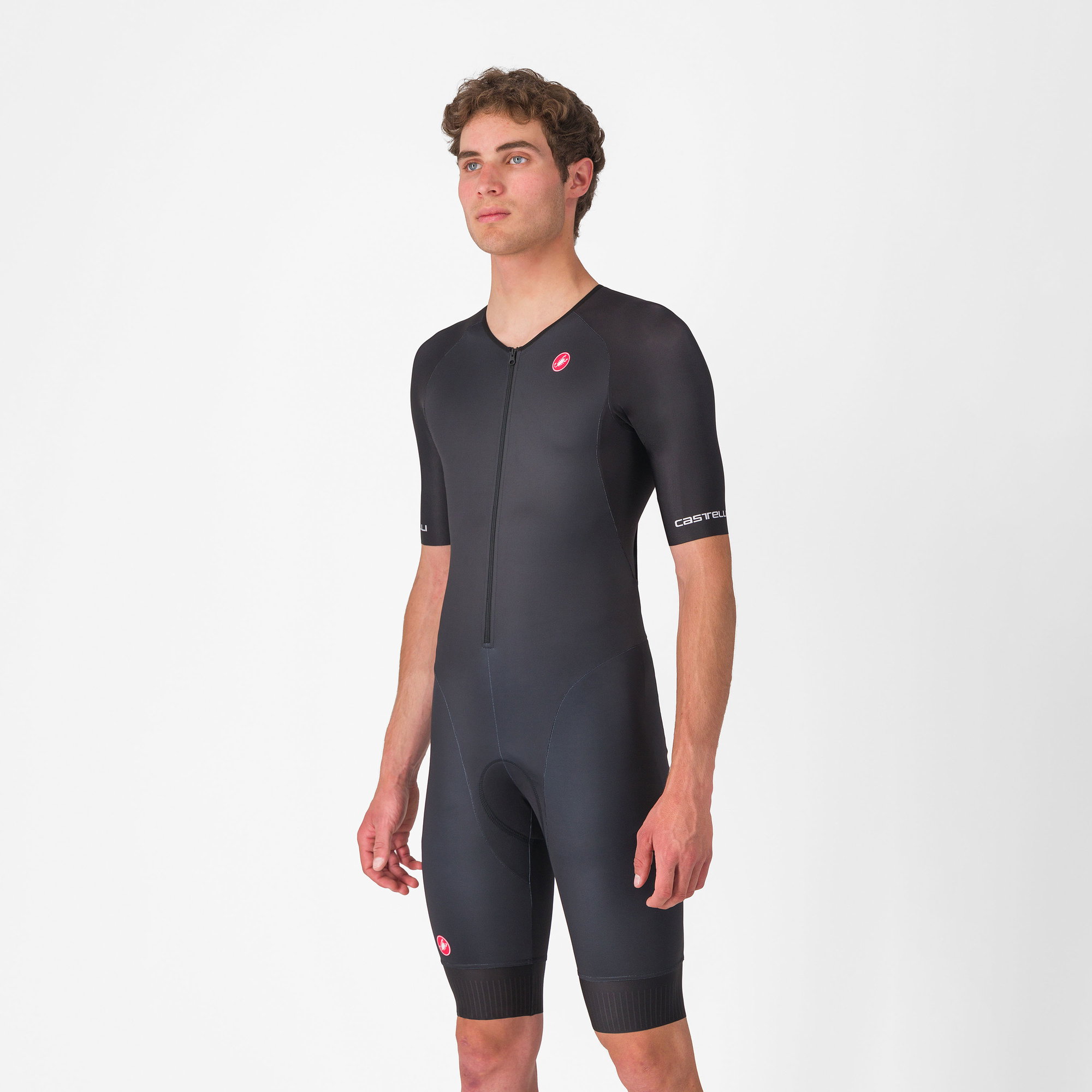 Castelli Castelli - costum triatlon cu maneca scurta - Core Tri Suit Short Sleeve - negru