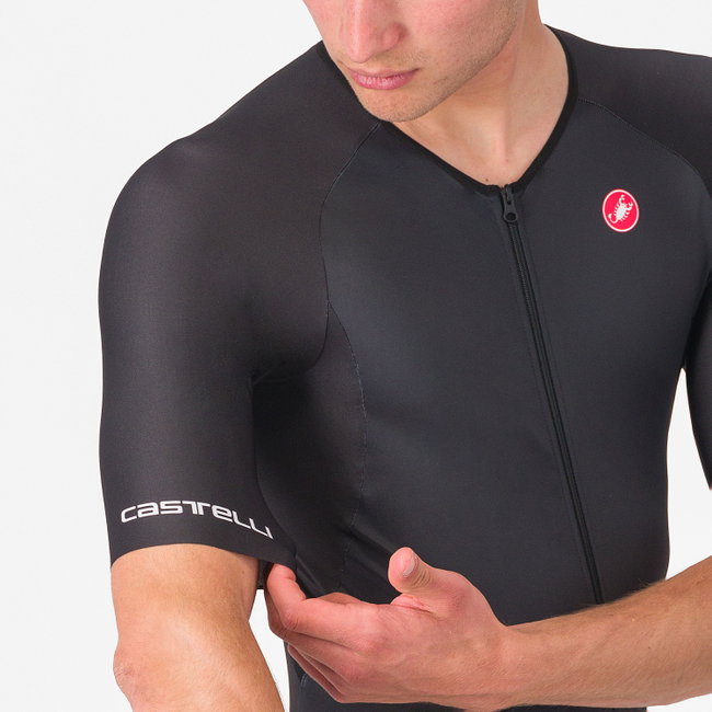 Castelli - costum triatlon cu maneca scurta - Core Tri Suit Short Sleeve - negru