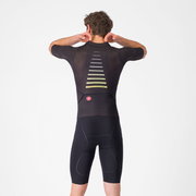 Castelli - costum triatlon cu maneca scurta - Free Sanremo 3 Suit Short Sleeve - negru