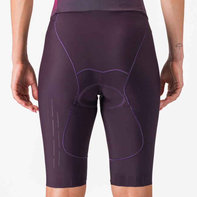Castelli - costum triatlon fara maneci - Free Sanremo 3 W Suit Sleeveless - negru | portocaliu vivid