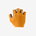 Castelli - manusi ciclism degete scurte - Espresso Glove - portocaliu
