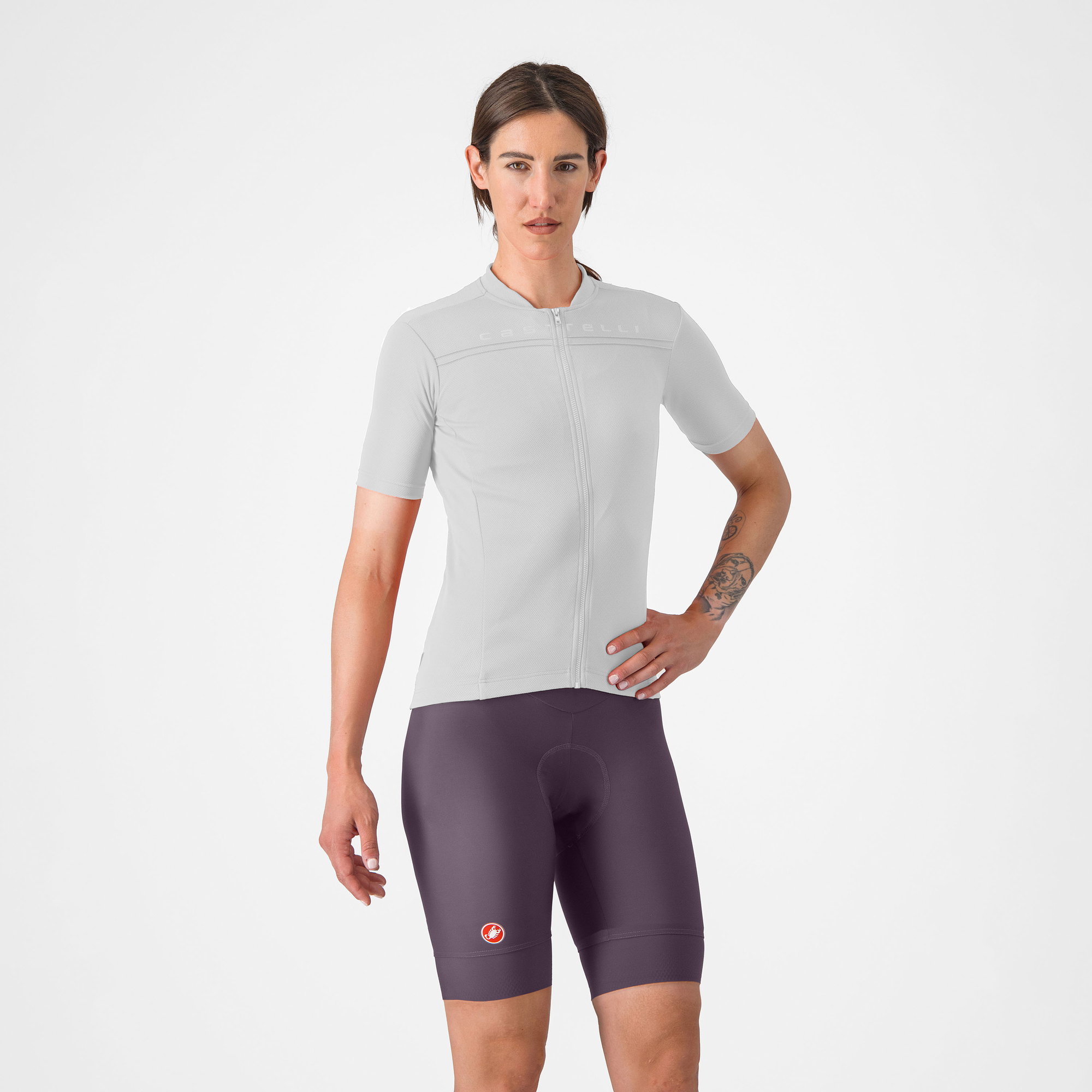 Castelli Castelli - pantaloni ciclism scurti - Prima 2 W Short - negru | mov