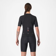 Castelli - pantaloni ciclism scurti cu bretele - Premio Evo W Dt Bibshort - 16-35 gr C - negru