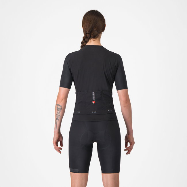 Castelli - pantaloni ciclism scurti cu bretele - Premio Evo W Dt Bibshort - 16-35 gr C - negru