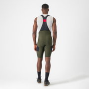 Castelli - pantaloni ciclism scurti cu bretele - Unlimited Cargo Bibshort - 15-35 gr C - verde Deep Green