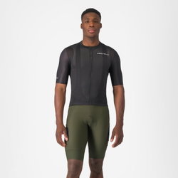 Castelli - pantaloni ciclism scurti cu bretele - Unlimited Cargo Bibshort - 15-35 gr C - verde Deep Green