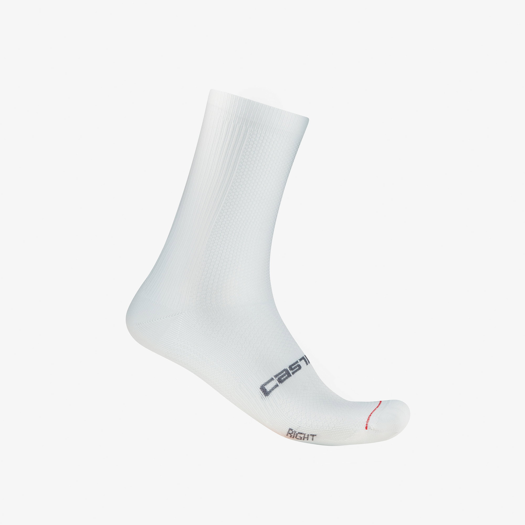Castelli Castelli - sosete ciclism - Espresso 18 Sock - alb
