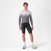 Castelli - tricou ciclism maneca lunga tailored fit cu protectie solara - Upf Long Sleeve Jersey - gri argintiu