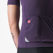 Castelli - tricou ciclism maneca scurta regular fit - Anima 4 W Jersey - 18-32 gr C - negru night Shade