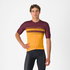 Castelli - tricou ciclism maneca scurta regular fit - Simbolo Jersey - portocaliu | bordo