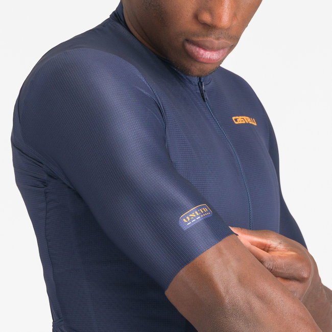 Castelli - tricou ciclism maneca scurta regular fit - Unlimited Entrata 3 Jersey - albastru belgian