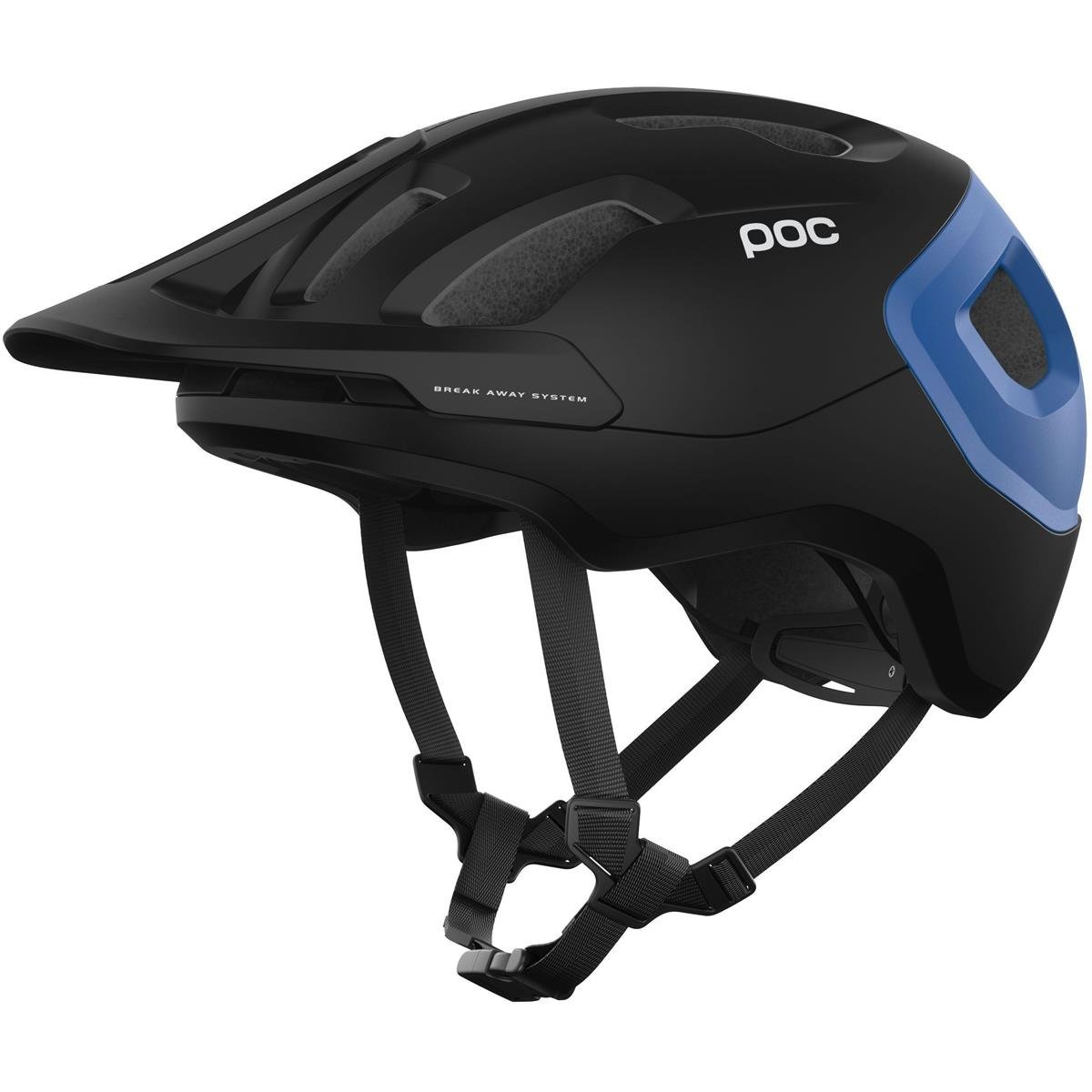 POC POC - casca MTB - Axion - Uranium Black I Opal Blue Metallic I Matt