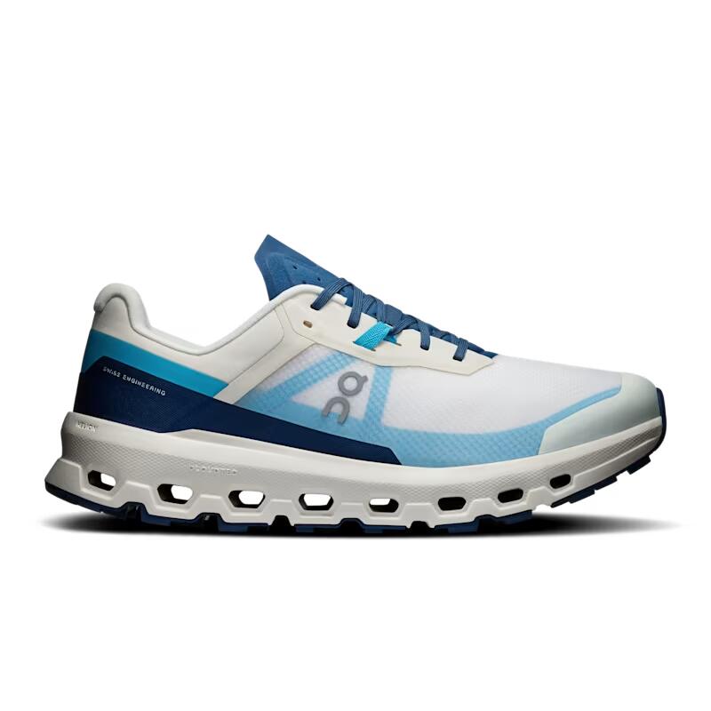 On On - pantofi alergare trail - Cloudvista 2 - alb | albastru