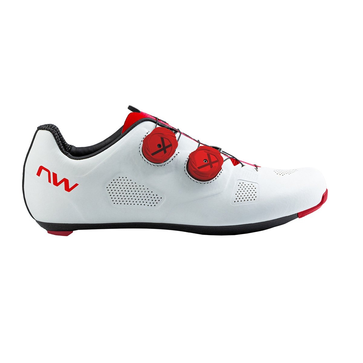 Northwave Northwave - pantofi ciclism sosea - Revolution - White | Red Fluo
