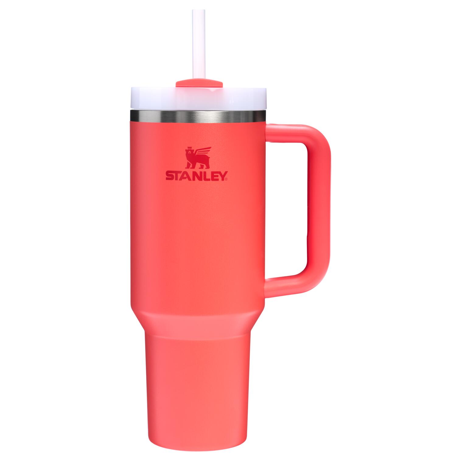 Stanley Stanley - termos tip sticla cu pai - Quencher H2.0 FlowState - Coral - 1.18L