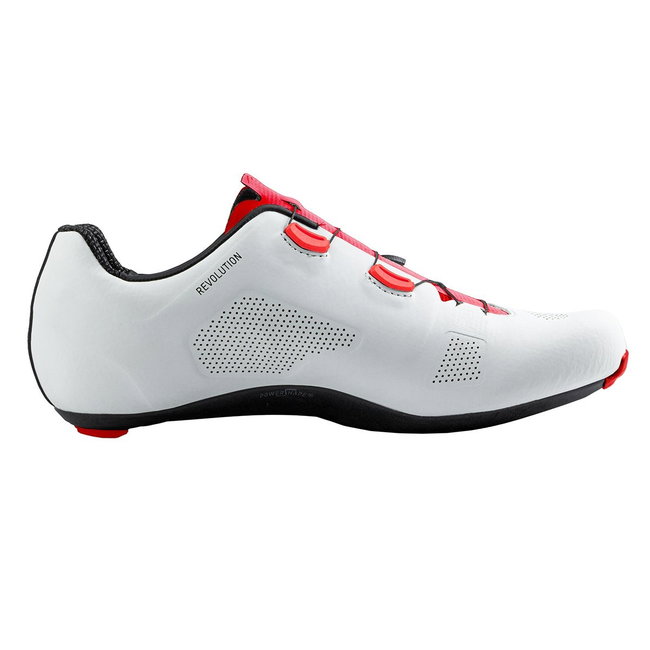 Northwave - pantofi ciclism sosea - Revolution - White | Red Fluo