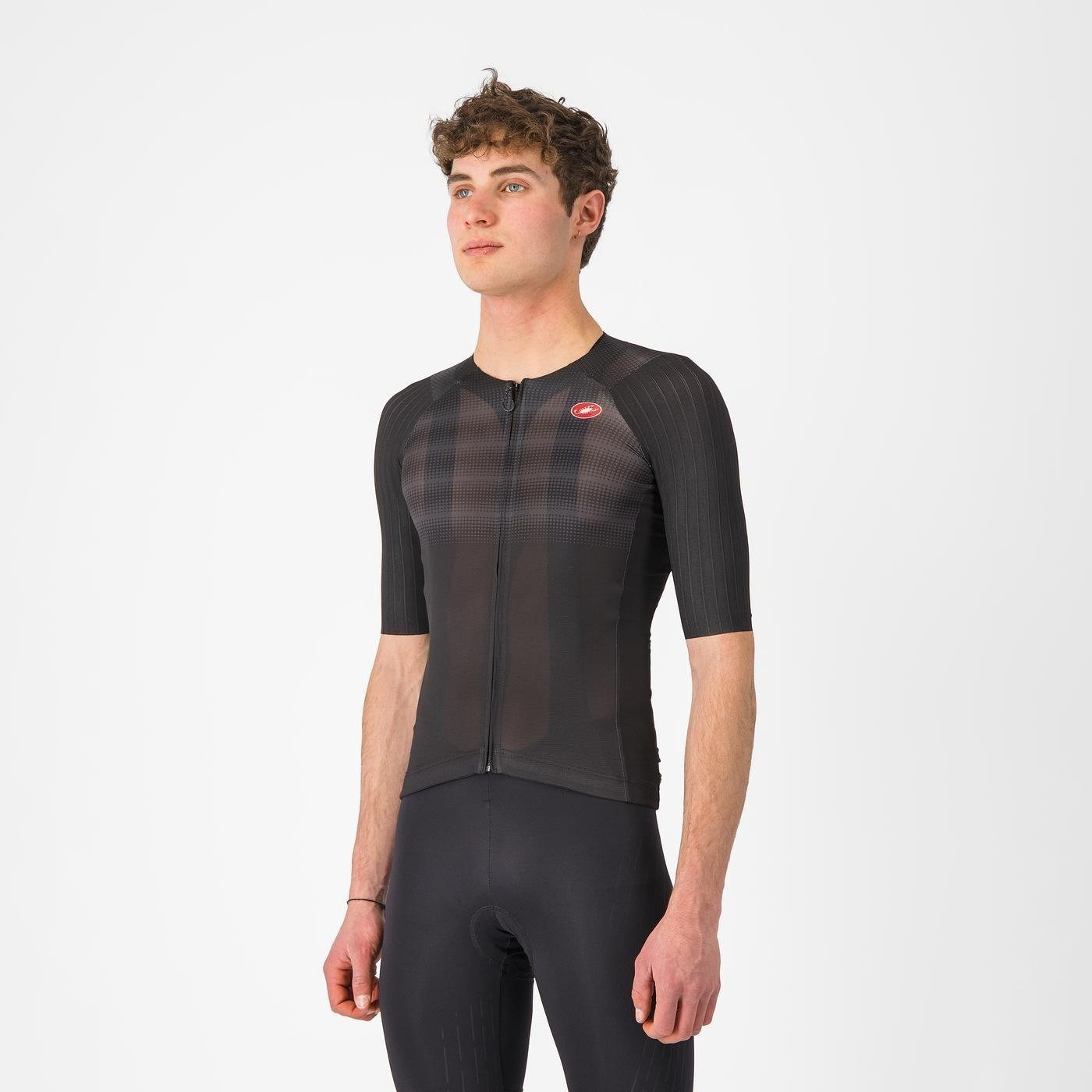 Castelli Castelli - tricou ciclism maneca scurta race fit - Aero Race 8S Jersey - 18-36 gr C - negru