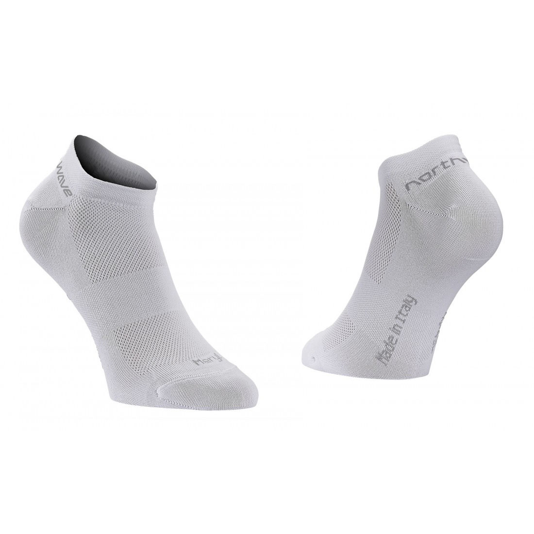 Bicycle Activewear Northwave - sosete ciclism - Ghost 2 - inaltime 2.5 cm - alb