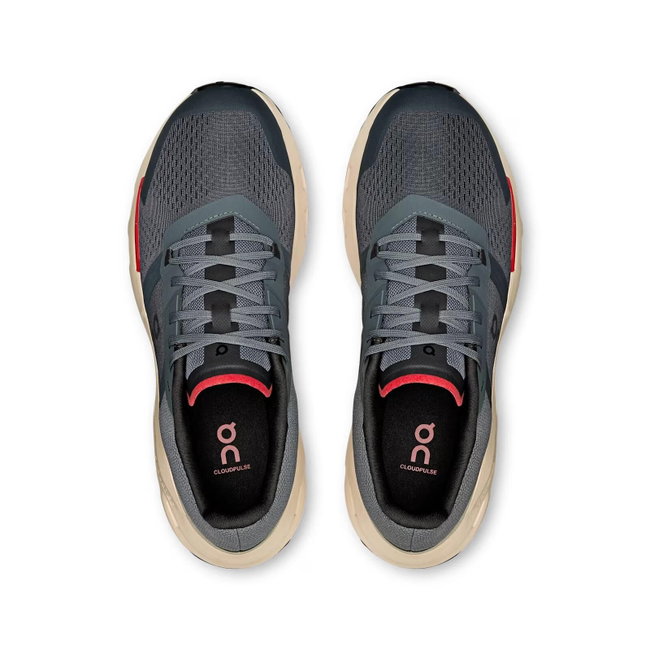 On - pantofi sport - Cloudpulse - gri | rosu
