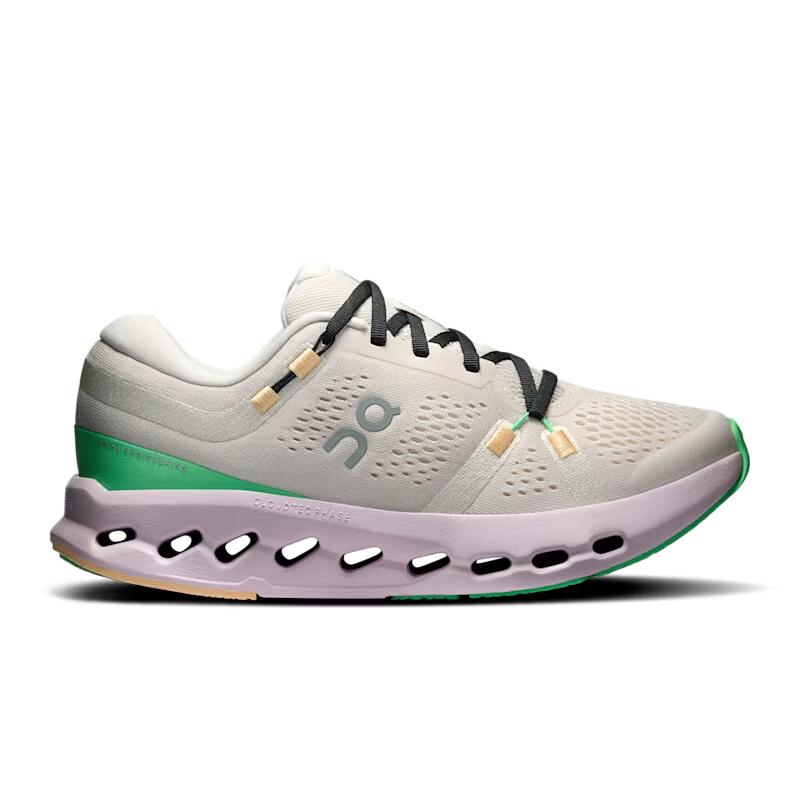 On On - pantofi alergare - Cloudsurfer 2 W - crem | mov