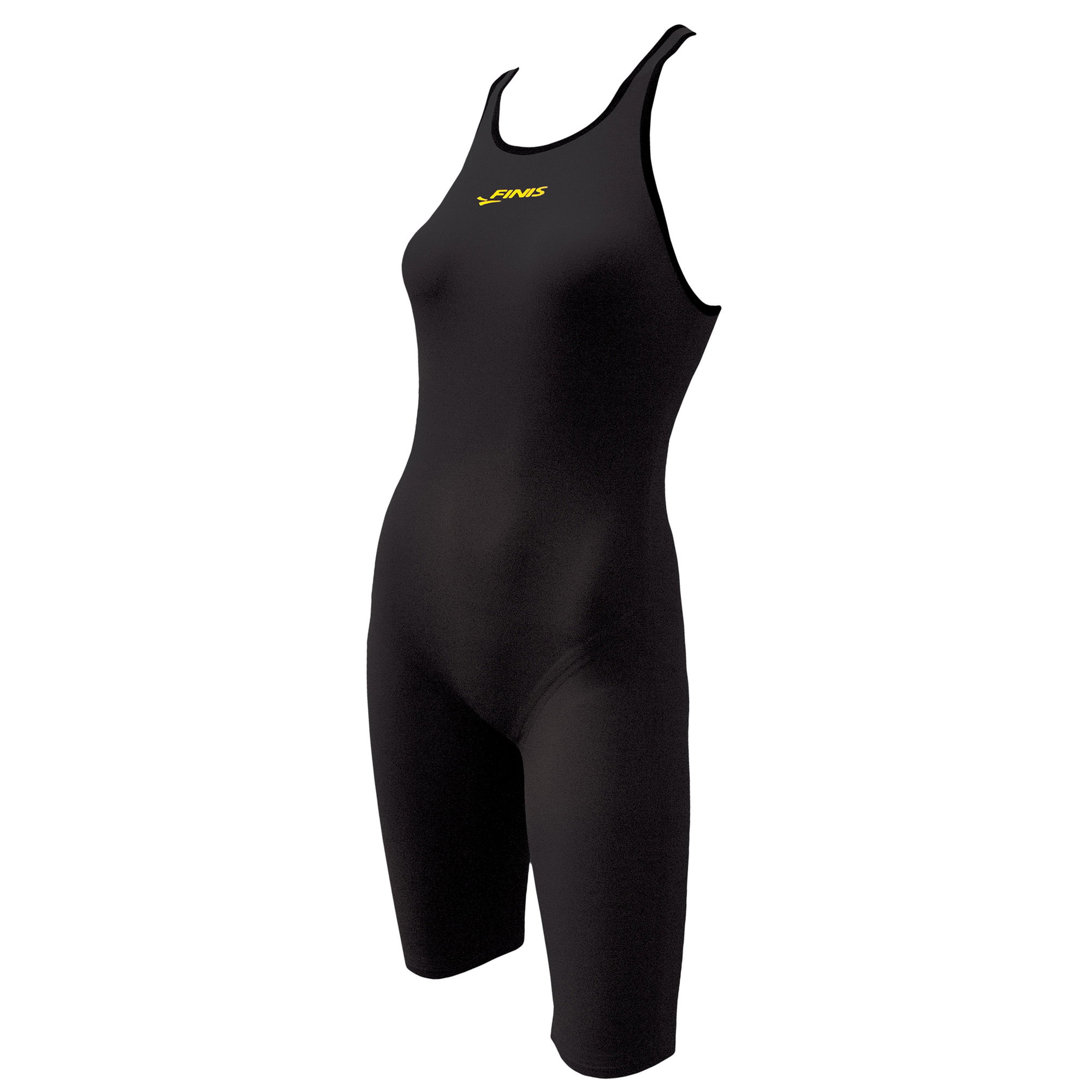 Finis Finis - Costum inot tehnic pentru fete sau femei - Fuse Open Back Kneeskin - negru