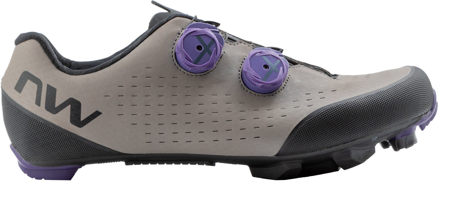Cycling Apparel & Accessories Northwave - pantofi ciclism MTB XC - Rebel 3 - Sand | Dark Purple