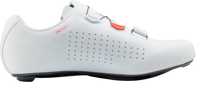 Northwave - pantofi ciclism sosea - Core Plus 2 - White | Red Fluo
