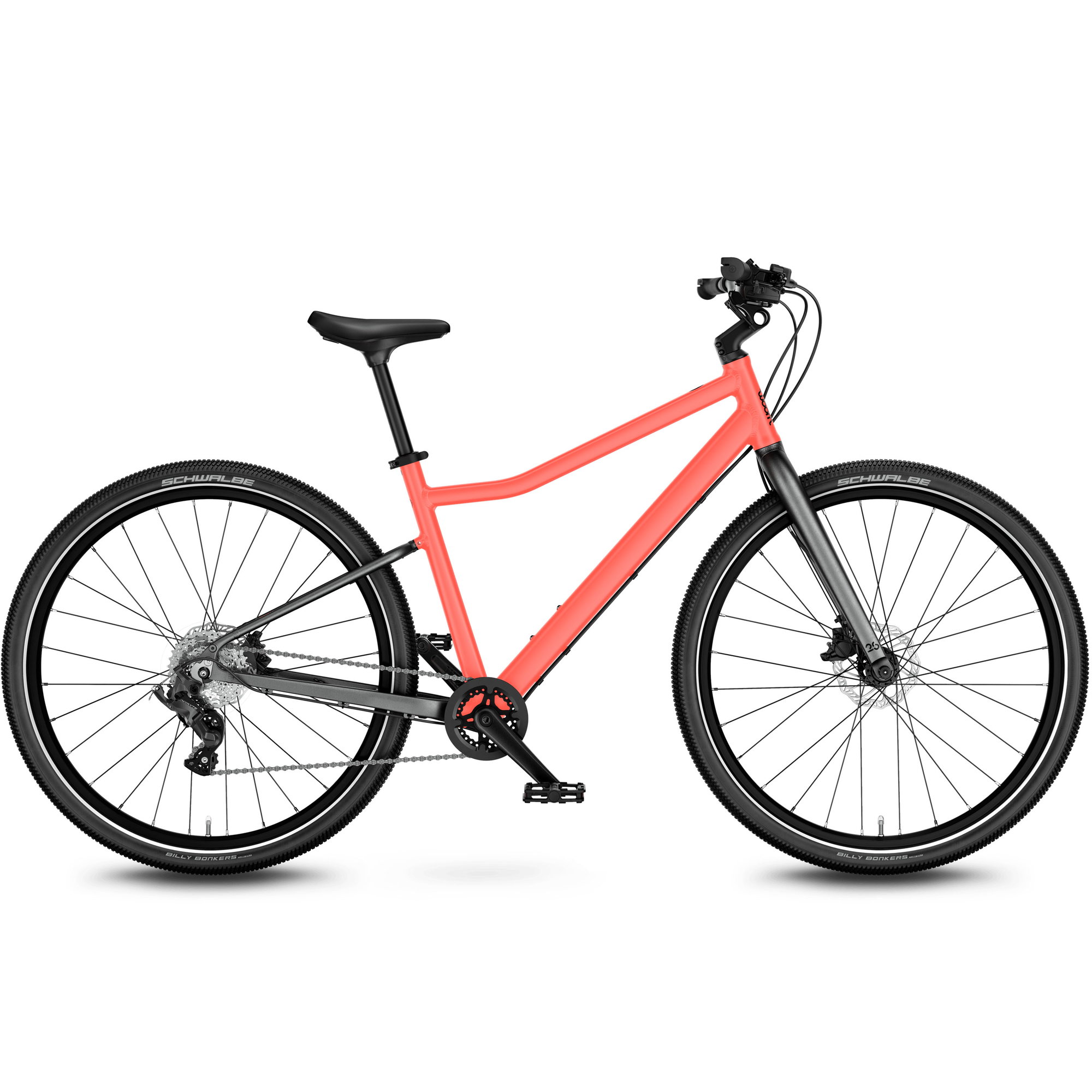 Woom Bicicleta copii Woom 6 Explore cu roti 26" Neon Coral
