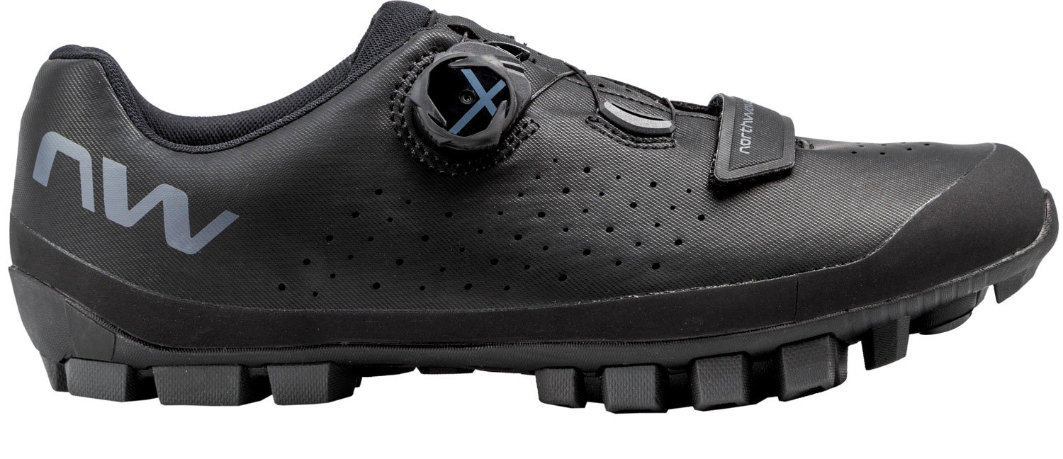 Cycling Apparel & Accessories Northwave - pantofi ciclism MTB XC - Hammer Plus Wide - Black | Dark Grey