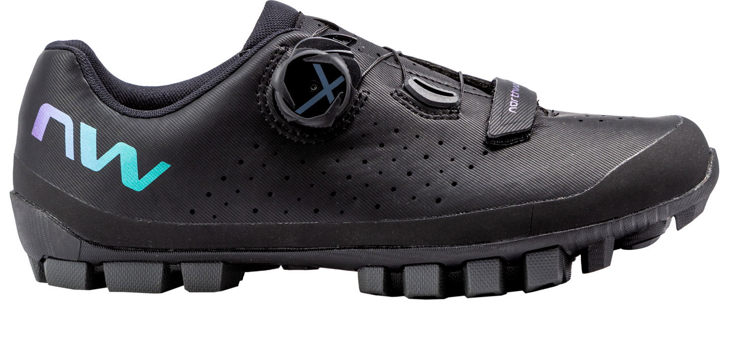 Cycling Apparel & Accessories Northwave - pantofi ciclism MTB XC - Hammer Plus WMN - Black | Iridescent
