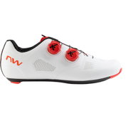 Northwave - pantofi ciclism sosea - Revolution - White | Red Fluo