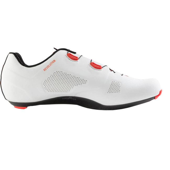 Northwave - pantofi ciclism sosea - Revolution - White | Red Fluo