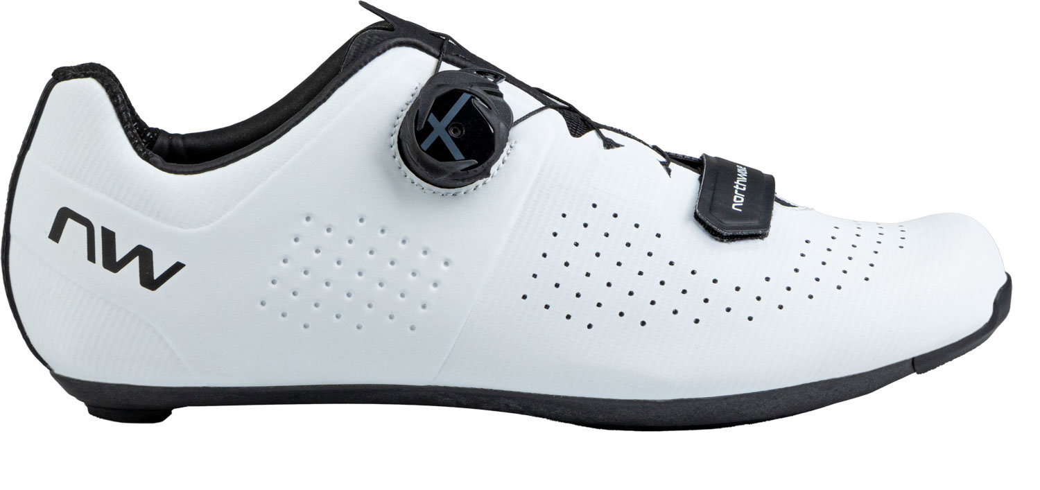 Cycling Apparel & Accessories Northwave - pantofi ciclism sosea - Storm Carbon - White | Black