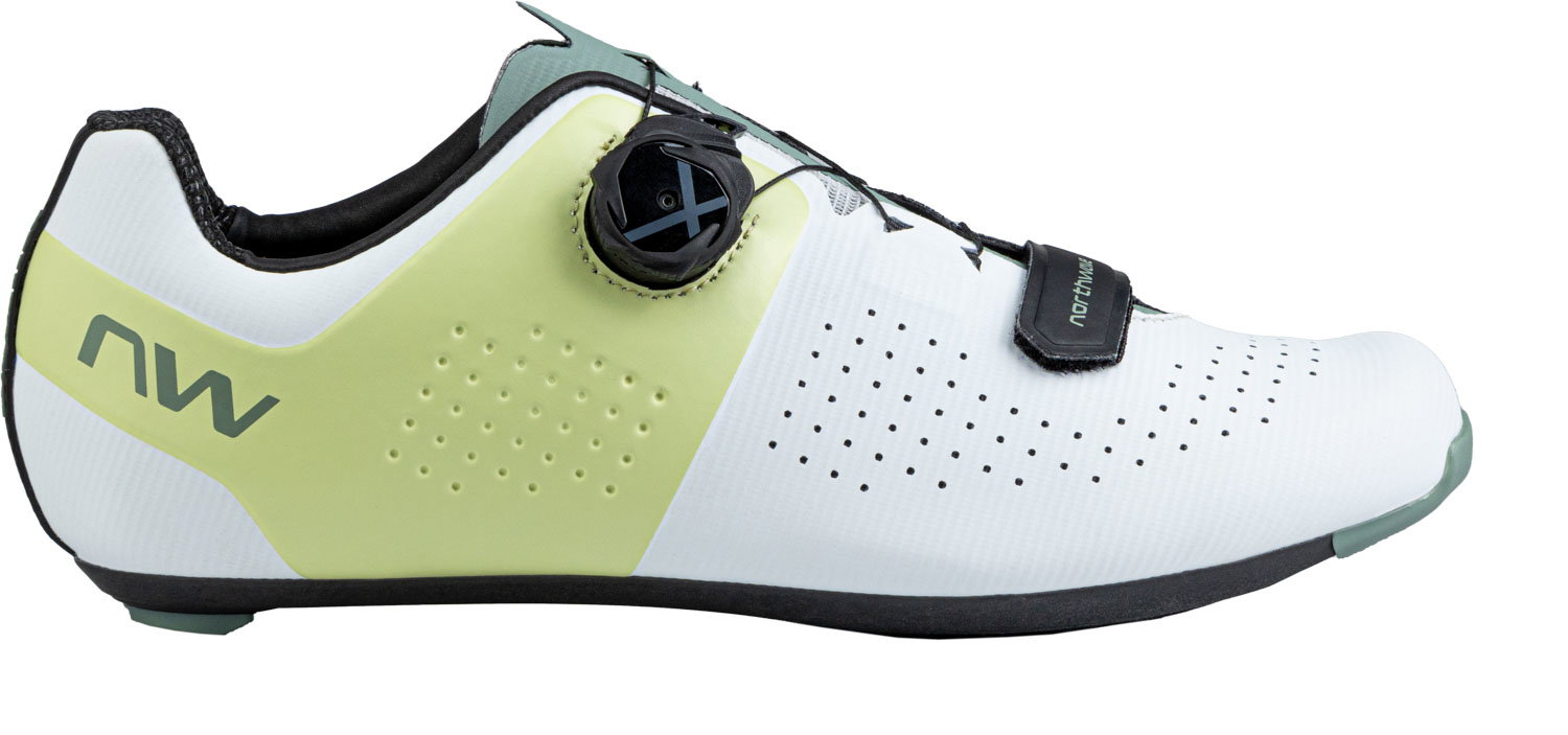 Cycling Apparel & Accessories Northwave - pantofi ciclism sosea - Storm Carbon - White | Matcha