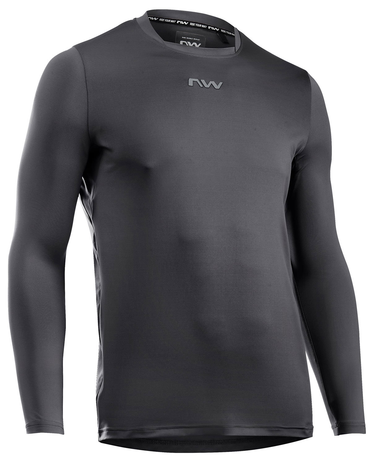 Bicycle Jerseys Northwave - tricou ciclism maneca lunga - Bomb Jersey Long Sleeve - Black